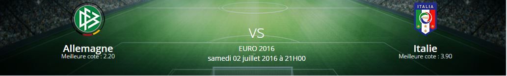 Pronostic Allemagne Espagne ou Italie